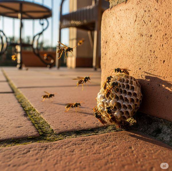 Infestation de guêpes La Londe