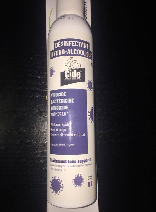 Bonbes hydro-alcooliques pour porfessionnels et particuliers Var