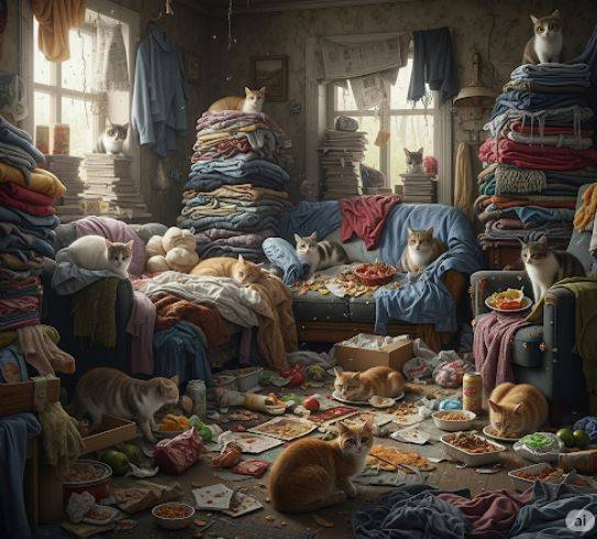 Débarras et nettoyge d'un logemen Diogène La Farlède